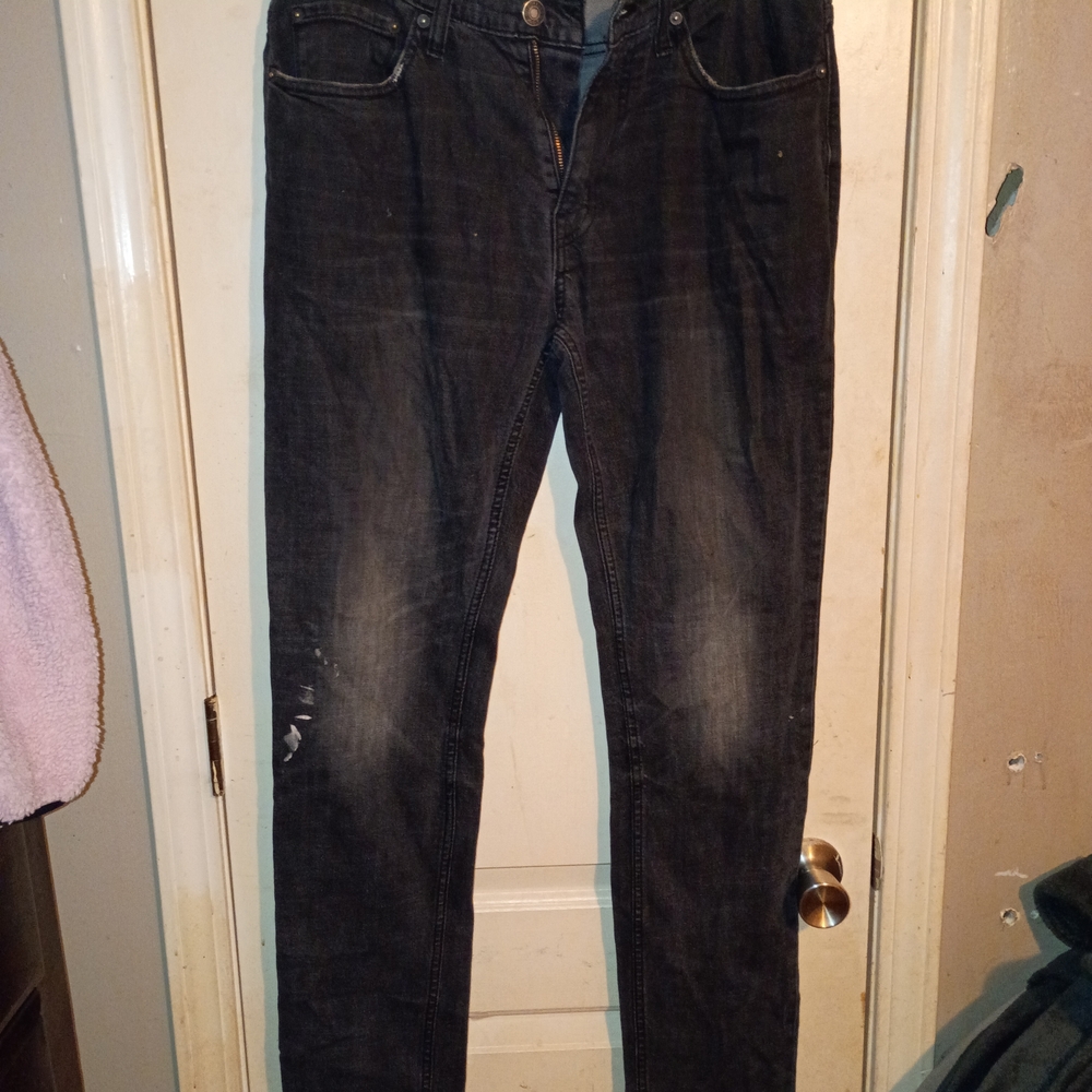 Goodfellow & Co Dark Wash Slim Straight Jeans - Black